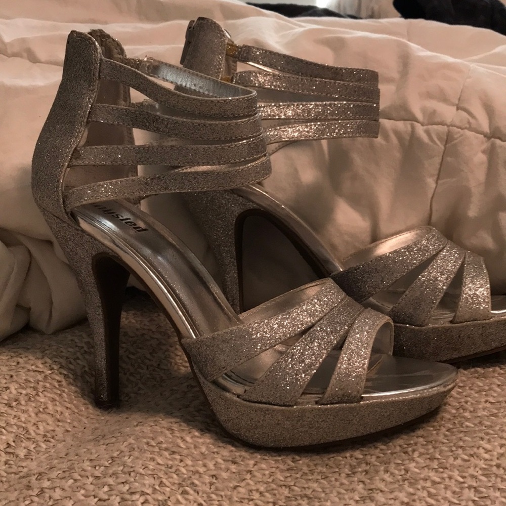 Silver heels